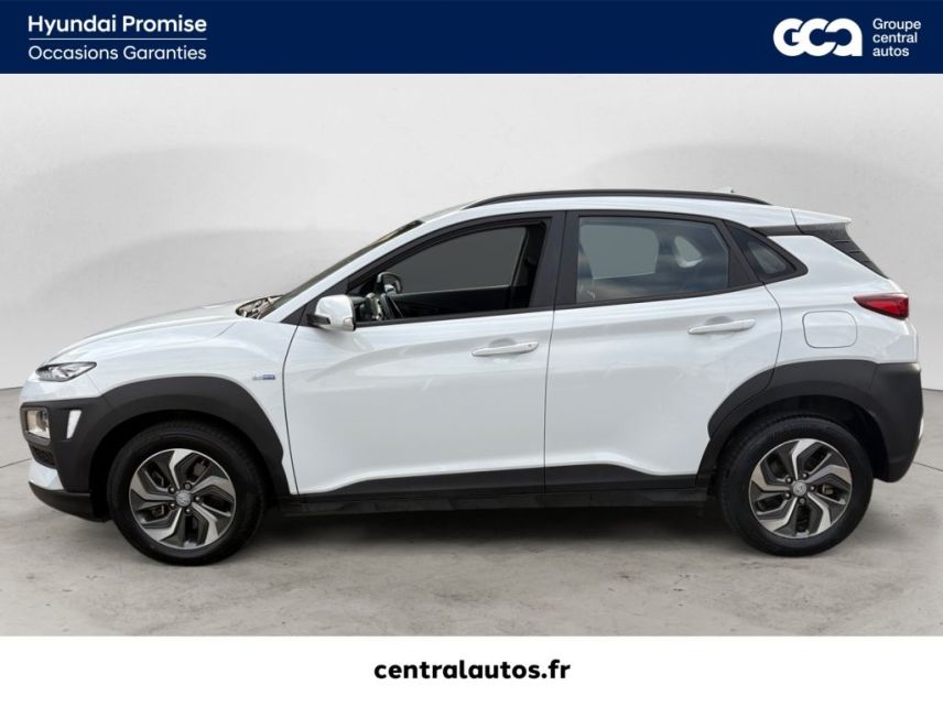 69190 : Hyundai Lyon Sud - Groupe Central Autos - HYUNDAI KONA HYBRID Intuitive - KONA - Blanc - Automate sequentiel - Essence / Courant électrique