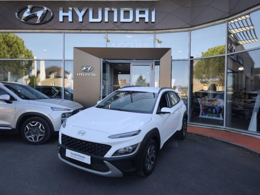 19100 : Hyundai Brive-la-Gaillarde - Garage Pouget - HYUNDAI Kona - Kona - Atlas White - Traction - Hybride : Essence/Electrique