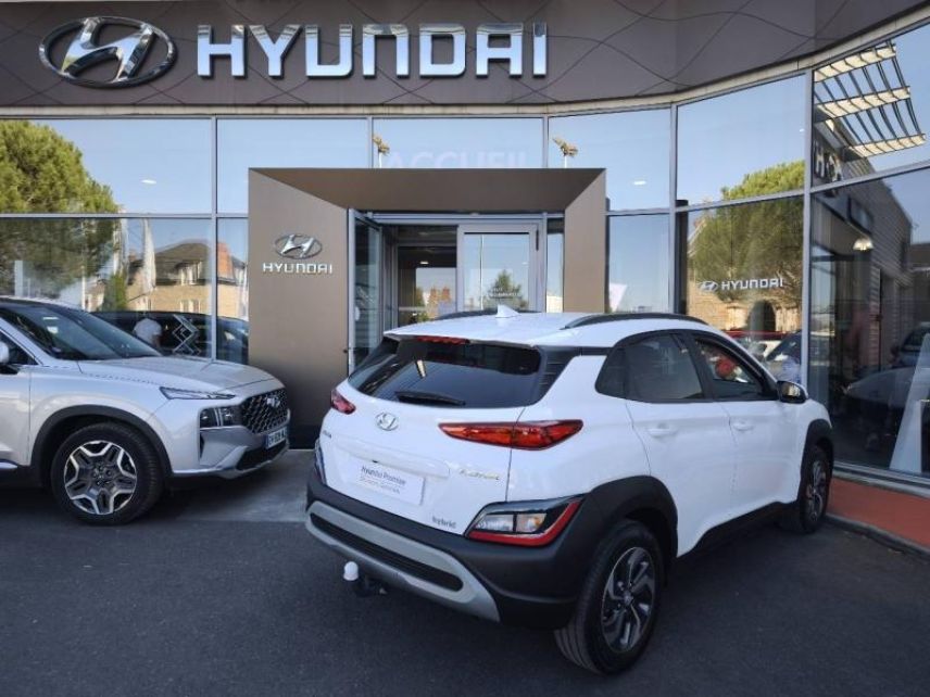 19100 : Hyundai Brive-la-Gaillarde - Garage Pouget - HYUNDAI Kona - Kona - Atlas White - Traction - Hybride : Essence/Electrique