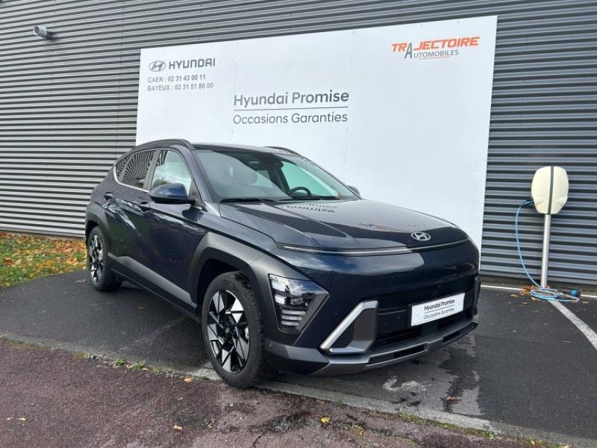 14100 : Hyundai Lisieux - Trajectoire Automobiles - HYUNDAI Kona - Kona - Bleu - Traction - Hybride : Essence/Electrique