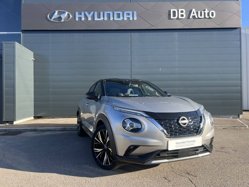 21300 : Hyundai Dijon - Privilège Automobiles - NISSAN JUKE 2023 N-Design - JUKE II - Gris - Boîte hybride multimode - Essence / Courant électrique