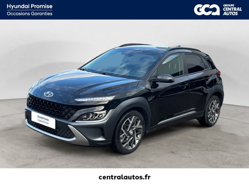 38300 : Hyundai Bourgoin-Jallieu - CENTRAL MOTOR LYON - HYUNDAI KONA HYBRID Creative - KONA - Noir - Automate sequentiel - Essence / Courant électrique
