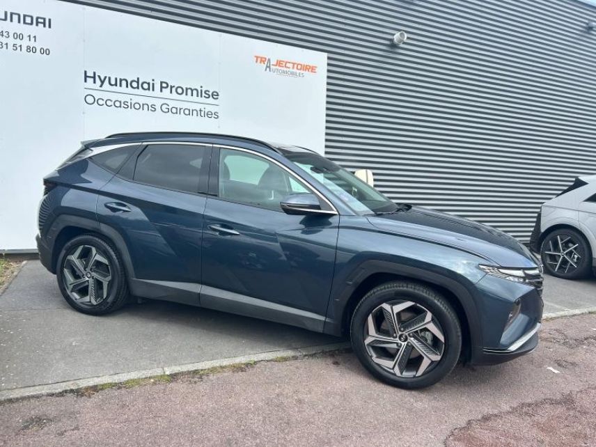 14100 : Hyundai Lisieux - Trajectoire Automobiles - HYUNDAI Tucson - Tucson - Teal Blue Métal - Traction - Hybride : Essence/Electrique