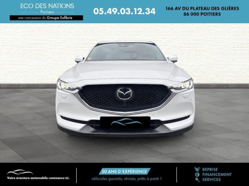 86000 : Hyundai Poitiers - Eco des Nations - MAZDA CX-5 - CX-5 - Snowflake White Pearl Mica - Traction - Diesel