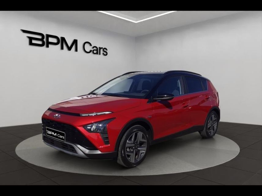 18230 : Hyundai Bourges - BPM Cars - HYUNDAI Bayon - Bayon - Dragon Red Métal/Toit/rétros Black - Traction - Essence/Micro-Hybride