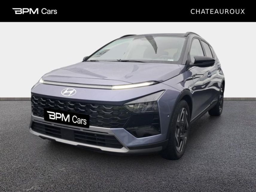 36000 : Hyundai Châteauroux - BPM Cars - HYUNDAI Bayon - Bayon - Meta Blue Métal/Toit+rétros Black - Traction - Essence