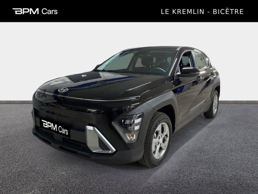 94270 : Hyundai Kremlin-Bicêtre - BPM Cars - HYUNDAI Kona - Kona - Abyss Black perlé métallisé - Traction - Hybride : Essence/Electrique