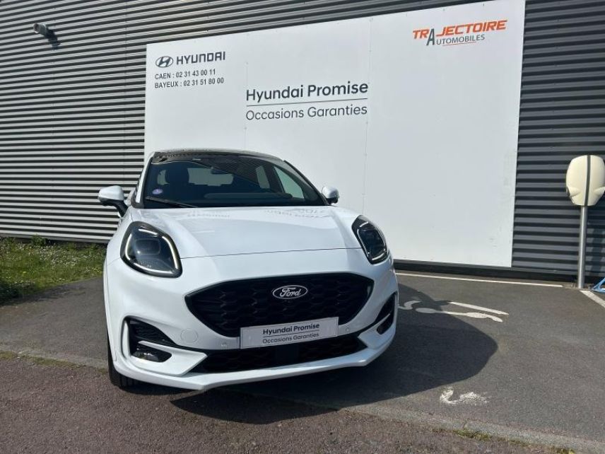 14100 : Hyundai Lisieux - Trajectoire Automobiles - FORD Puma - Puma - Blanc Glacier - Traction - Essence/Micro-Hybride