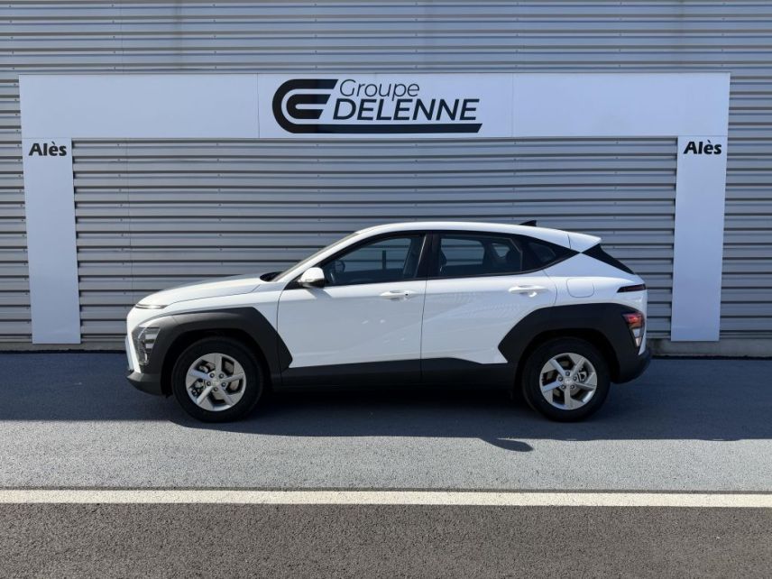 30100 : Hyundai Alès - Auto Hall - HYUNDAI KONA Intuitive - KONA II - Blanc - Automate sequentiel - Essence / Courant électrique
