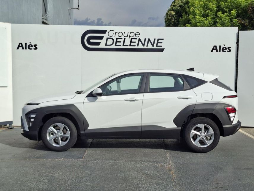 30100 : Hyundai Alès - Auto Hall - HYUNDAI KONA Intuitive - KONA II - Blanc - Automate sequentiel - Essence / Courant électrique
