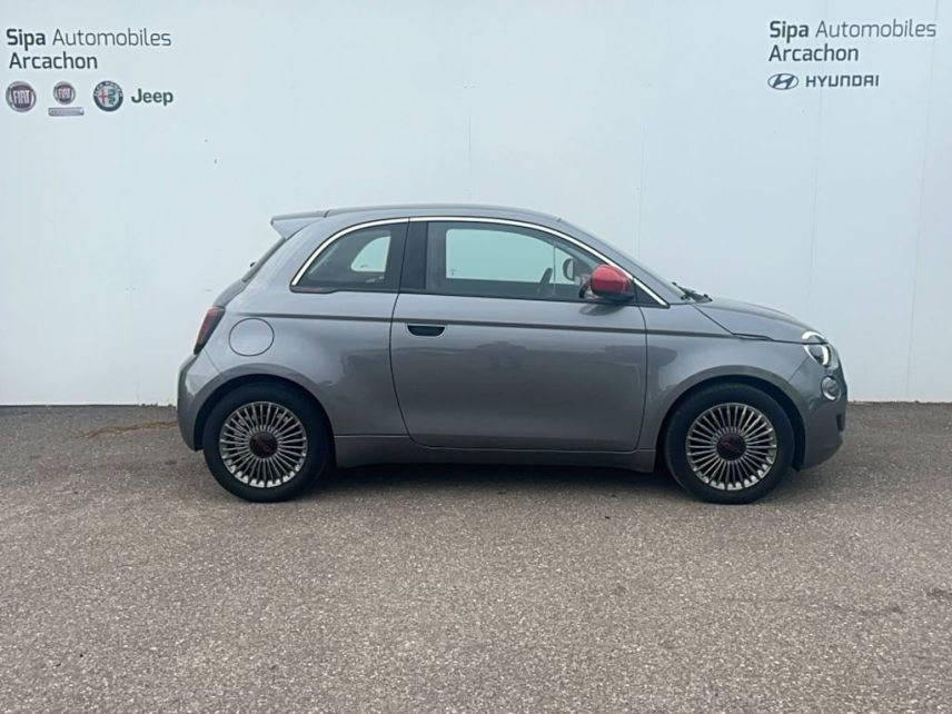 33260 : Hyundai Arcachon - Sipa Automobiles - FIAT 500e BERLINE (RED) - 500 III - Gris - Automate à fonct. Continu - Courant électrique