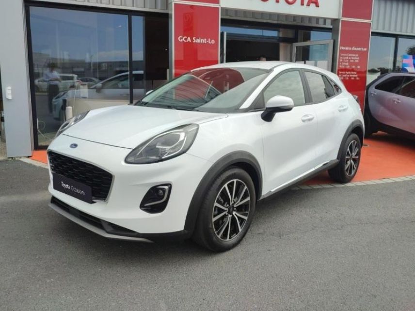 50000 : Hyundai Saint-Lô - GCA - FORD Puma - Puma - Blanc Glacier - Traction - Essence/Bioethanol
