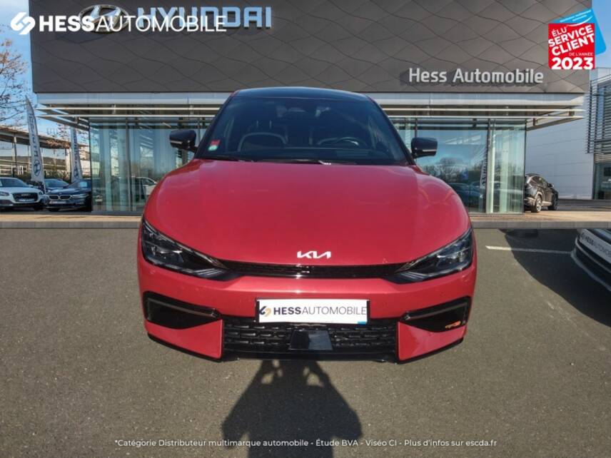 51100 : Hyundai Reims - HESS Automobile - KIA EV6 - EV6 - Rouge Magma métallisé - Propulsion - Electrique