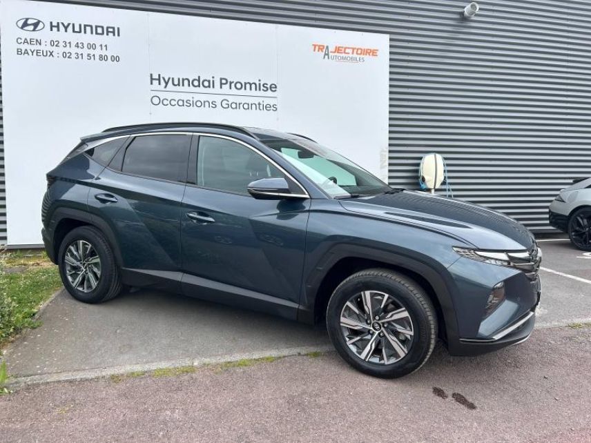 14100 : Hyundai Lisieux - Trajectoire Automobiles - HYUNDAI Tucson - Tucson - Teal Blue Métal - Traction - Hybride : Essence/Electrique