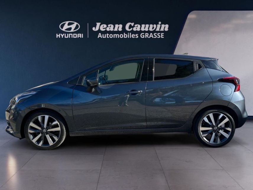 06130 : Hyundai Grasse - Garage Jean Cauvin - NISSAN MICRA 2020 Tekna - MICRA V - Gris - Boîte manuelle - Essence sans plomb