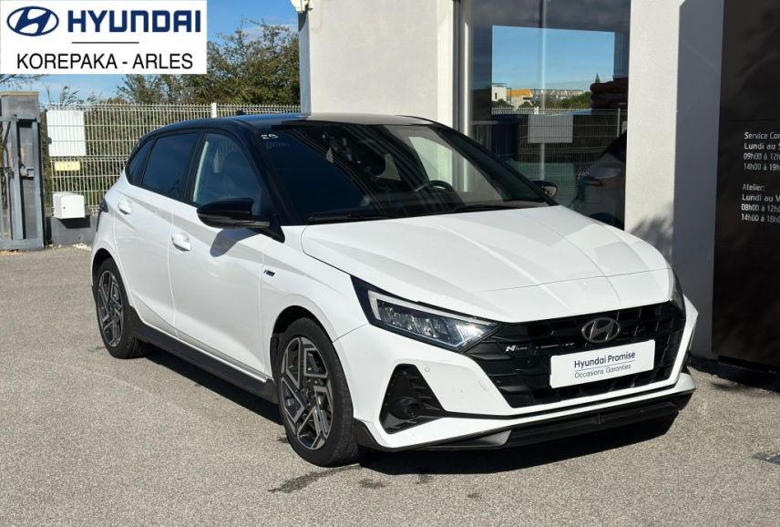 13200 : HYUNDAI Arles - Lexa Automobile - HYUNDAI i20 N Line Creative - i20 III - Blanc - Automate sequentiel - Essence sans plomb
