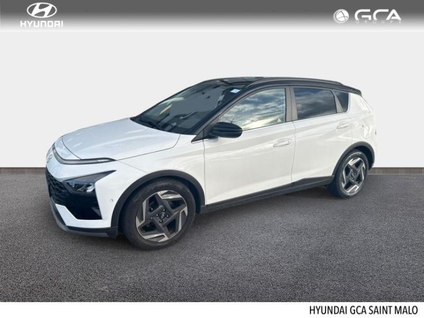 35400 : Hyundai Saint-Malo - GCA - HYUNDAI Bayon - Bayon - Atlas White Métal/Toit+rétros Black - Traction - Essence