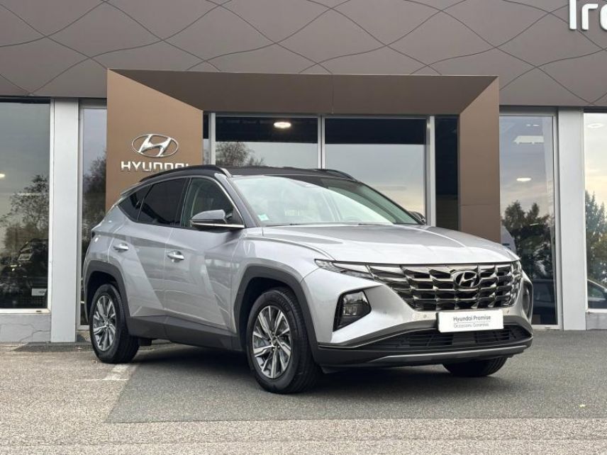 29000 : Hyundai Quimper - Iroise Automobiles - HYUNDAI Tucson - Tucson - Shimmering Silver Métal/Toit/rétros Dark - Traction - Hybride : Essence/Electrique