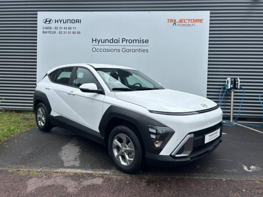 14100 : Hyundai Lisieux - Trajectoire Automobiles - HYUNDAI Kona - Kona - Atlas White - Traction - Hybride : Essence/Electrique