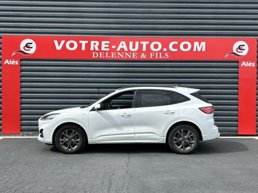 30100 : Hyundai Alès - Auto Hall - FORD KUGA ST-Line - KUGA III - Blanc - Automate à fonct. Continu - Essence / Ethanol / Courant électrique