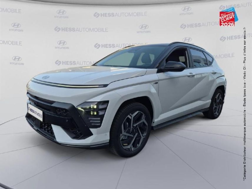 51100 : Hyundai Reims - HESS Automobile - HYUNDAI Kona - Kona - Atlas White/Toit/rétros Black - Traction - Hybride : Essence/Electrique
