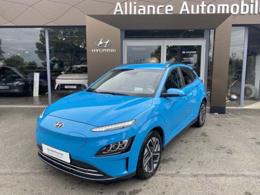 28600 : Hyundai Chartres - Alliance Automobile - HYUNDAI Kona - Kona - Bleu - Traction - Electrique