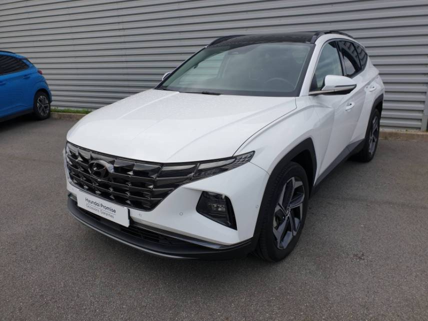 29200 : Hyundai Brest - Iroise Automobiles - HYUNDAI Tucson - Tucson - Serenity White Métal - Traction - Hybride : Essence/Electrique