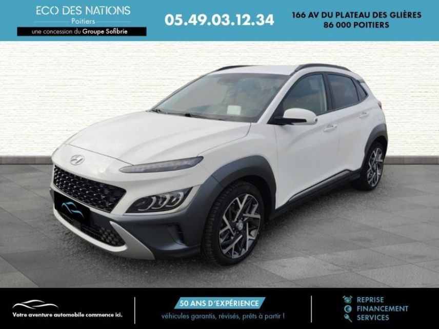 86000 : Hyundai Poitiers - Eco des Nations - HYUNDAI Kona - Kona - Atlas White - Traction - Hybride : Essence/Electrique