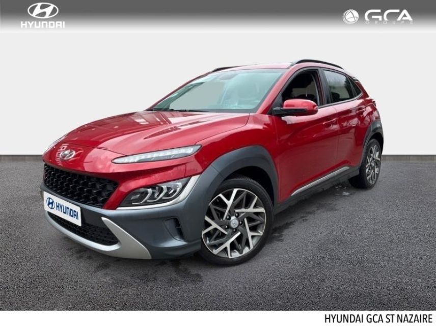 44600 : Hyundai Saint-Nazaire - Pacific Cars - HYUNDAI Kona - Kona - Pulse Red Métal - Traction - Hybride : Essence/Electrique