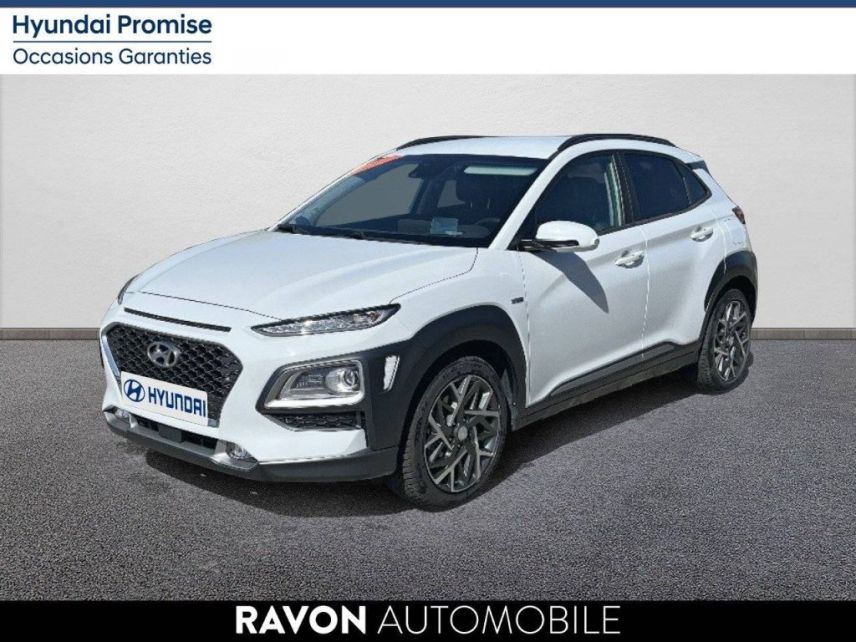 42100 : Hyundai Saint-Etienne - Ravon Automobile - HYUNDAI KONA HYBRID Intuitive - KONA - BLANC - Automate sequentiel - Essence / Courant électrique