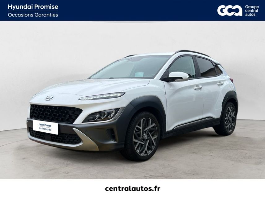 38200 : Hyundai Vienne - Groupe Central Autos - HYUNDAI KONA HYBRID Executive - KONA - Blanc - Automate sequentiel - Essence / Courant électrique