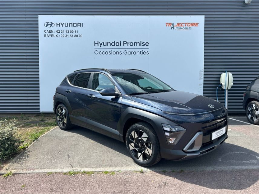 14100 : Hyundai Lisieux - Trajectoire Automobiles - HYUNDAI Kona - Kona - Denim Blue perlé métallisé - Traction - Hybride : Essence/Electrique