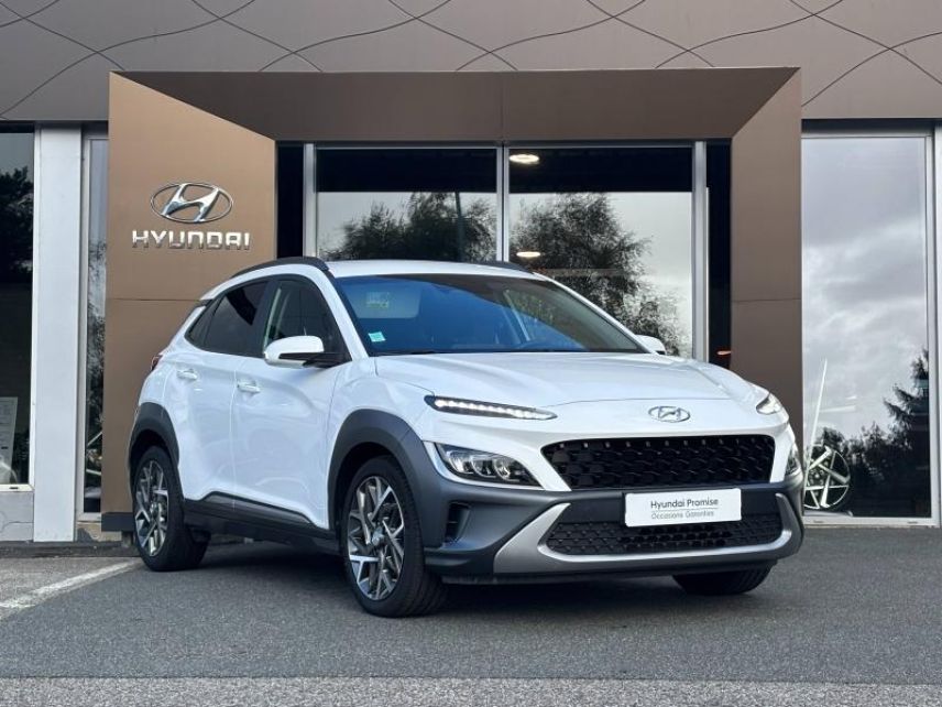29000 : Hyundai Quimper - Iroise Automobiles - HYUNDAI Kona - Kona - Atlas White - Traction - Hybride : Essence/Electrique