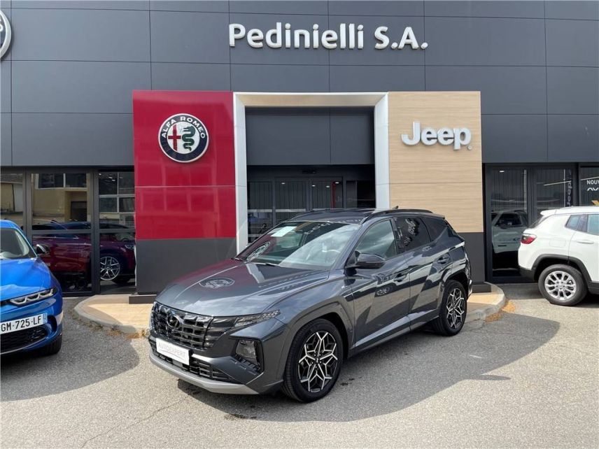 04100 : Hyundai Manosque - Pedinielli - HYUNDAI TUCSON N Line Executive - TUCSON IV - Gris Foncé, Métallisé, DARK KNIGHT - Automate sequentiel - Diesel