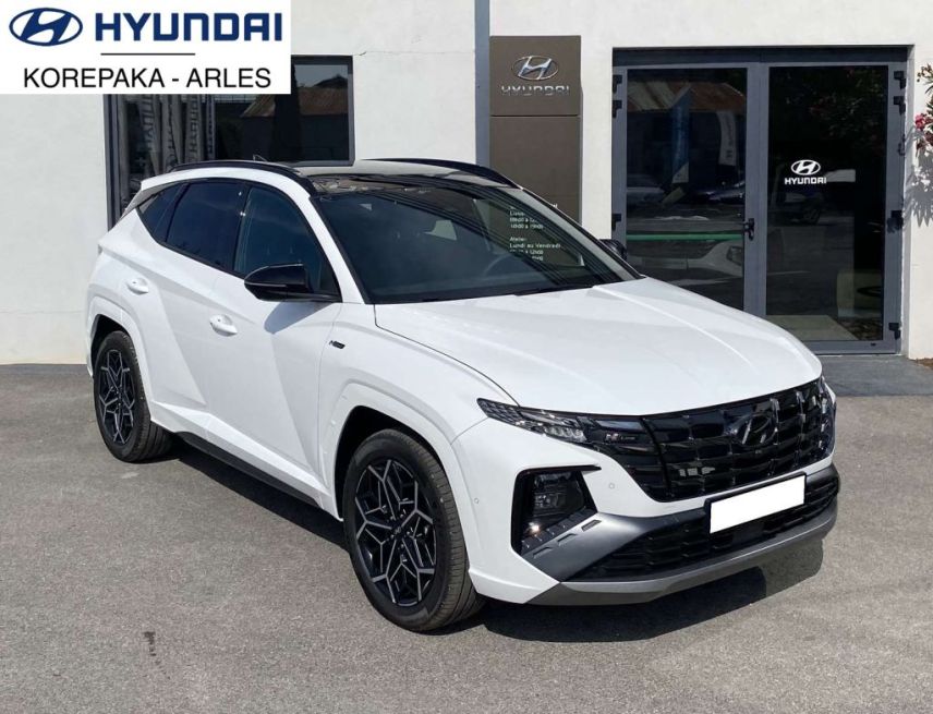 13200 : HYUNDAI Arles - Lexa Automobile - HYUNDAI TUCSON N Line Executive - TUCSON IV - Blanc - Boîte automatique - Essence / Courant électrique