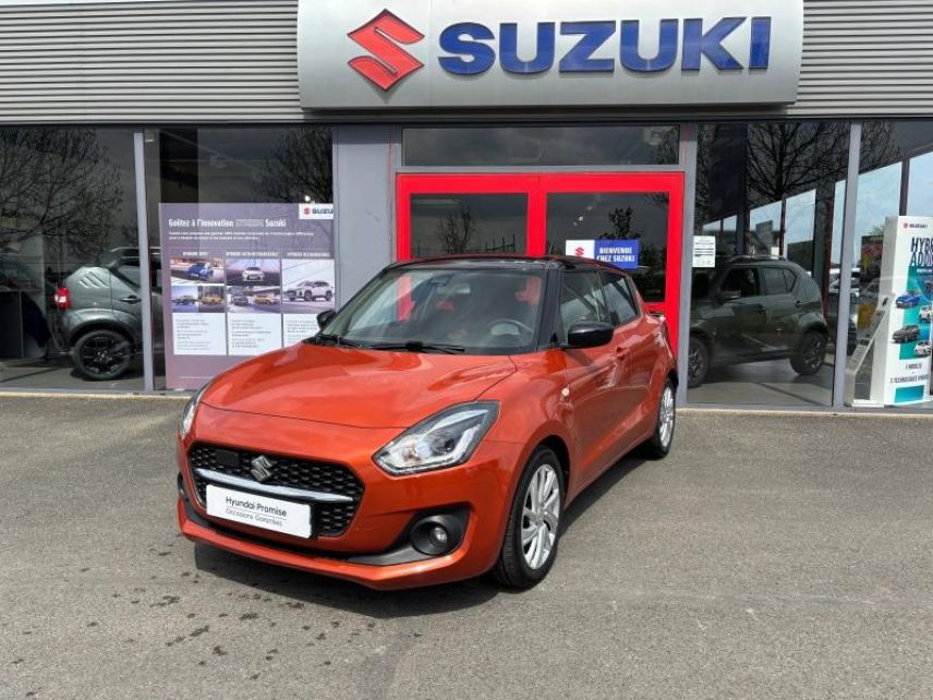 28600 : Hyundai Chartres - Alliance Automobile - SUZUKI Swift - Swift - So&#039;Color Flame Orange Pearl/Black métal - Traction - Essence/Micro-Hybride