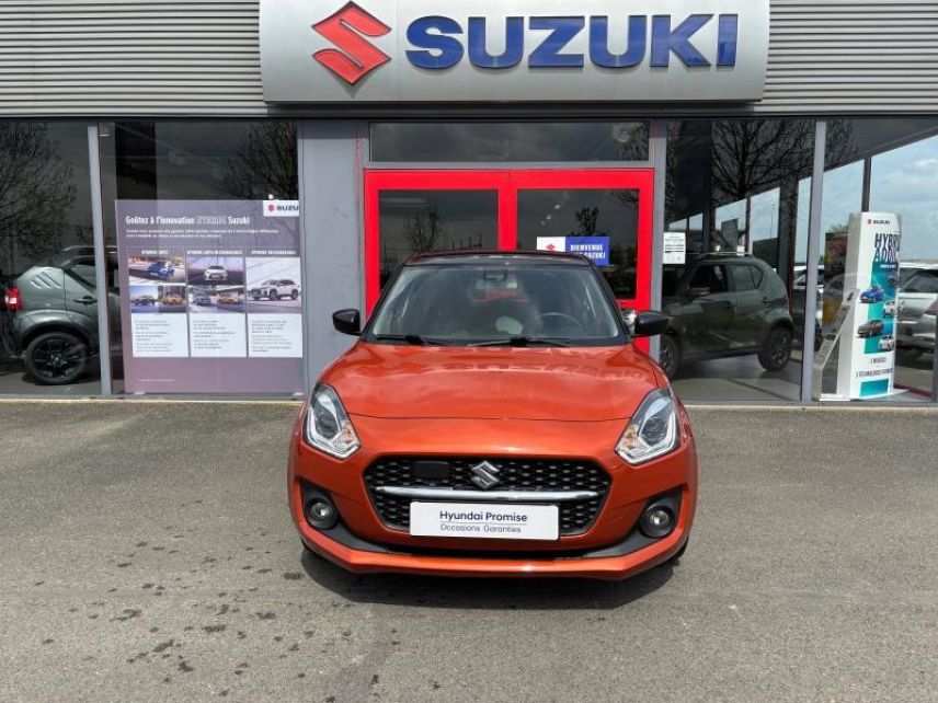 28600 : Hyundai Chartres - Alliance Automobile - SUZUKI Swift - Swift - So&#039;Color Flame Orange Pearl/Black métal - Traction - Essence/Micro-Hybride