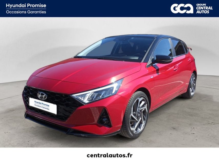 69300 : Hyundai Lyon Nord - Groupe Central Autos - HYUNDAI i20 Executive - i20 III - Rouge - Automate sequentiel - Essence sans plomb
