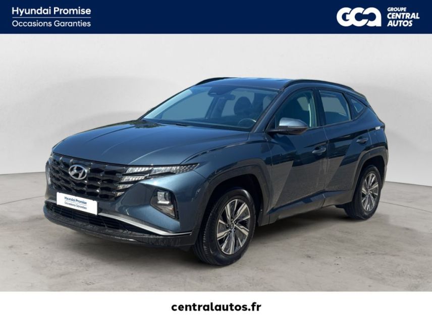 38300 : Hyundai Bourgoin-Jallieu - Groupe Central Autos - HYUNDAI TUCSON Intuitive - TUCSON IV - Bleu - Boîte automatique - Essence / Courant électrique