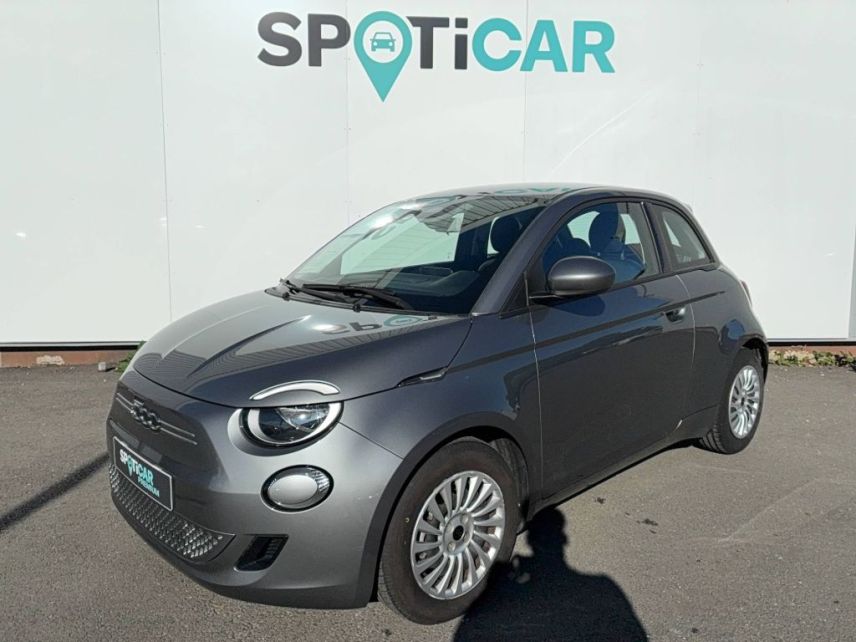 33140 : Hyundai Bordeaux Sud Villenave d&#039;Ornon - Sipa Automobiles - FIAT 500e BERLINE MY22 SERIE 1 STEP 2 Action Plus - 500 III - Gris - Automate à fonct. Continu - Courant électrique