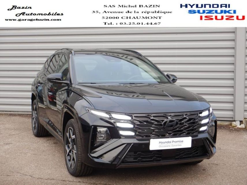 52000 : Hyundai Chaumont - Garage Michel Bazin - HYUNDAI Tucson - Tucson - Abyss Black Métal - Traction - Hybride : Essence/Electrique