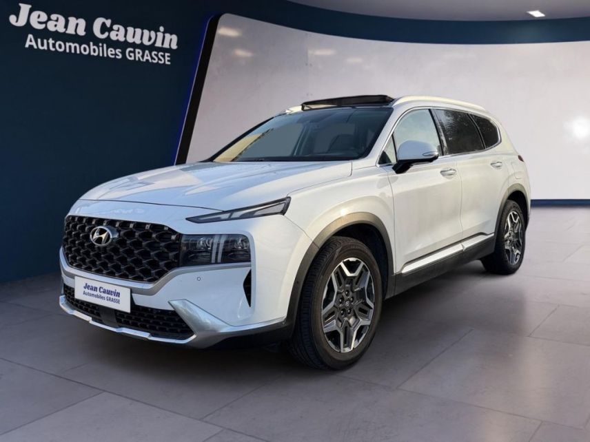 06130 : Hyundai Grasse - Garage Jean Cauvin - HYUNDAI SANTA FE Executive - SANTA FE IV - Blanc - Boîte automatique - Essence / Courant électrique