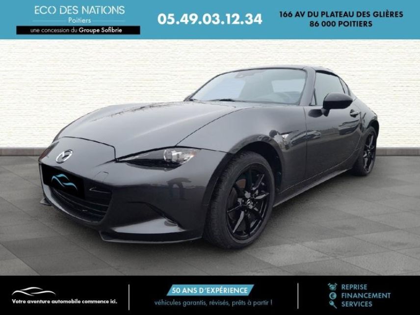 86000 : Hyundai Poitiers - Eco des Nations - MAZDA MX-5 RF - MX-5 RF - Gris - Propulsion - Essence
