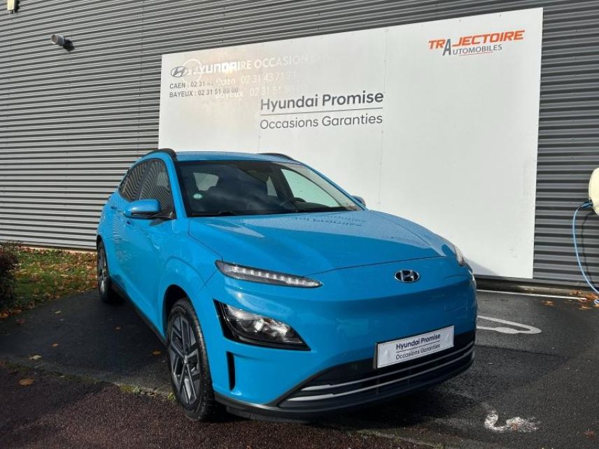 14100 : Hyundai Lisieux - Trajectoire Automobiles - HYUNDAI Kona - Kona - Bleu - Traction - Electrique