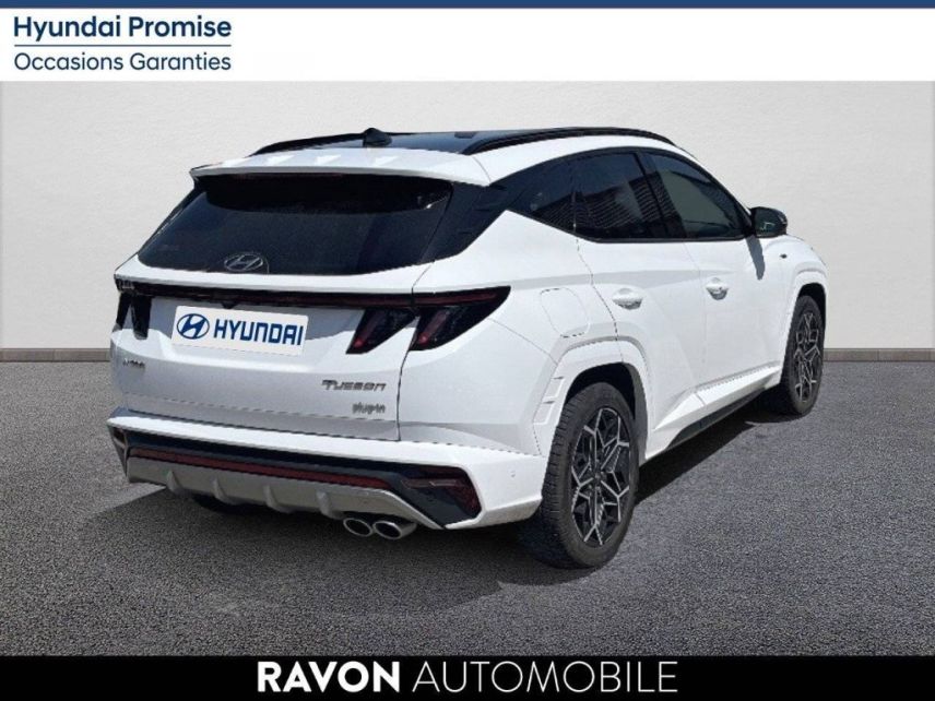42100 : Hyundai Saint-Etienne - Ravon Automobile - HYUNDAI TUCSON N Line Executive - TUCSON IV - BLANC - Boîte automatique - Essence / Courant électrique