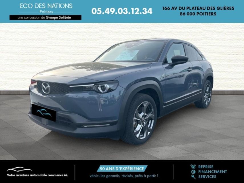 86000 : Hyundai Poitiers - Eco des Nations - MAZDA MX-30 - MX-30 - Bleu - Traction - Electrique