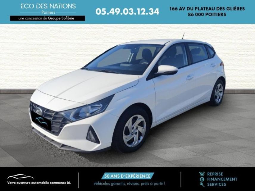 86000 : Hyundai Poitiers - Eco des Nations - HYUNDAI i20 - i20 - Blanc - Traction - Essence