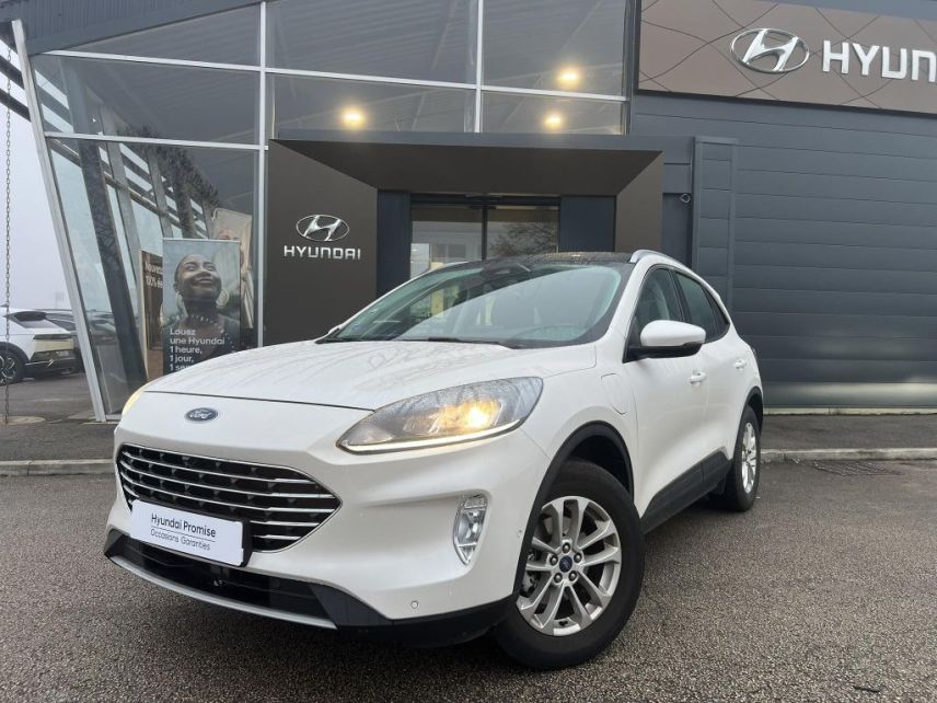 21300 : Hyundai Dijon - Privilège Automobiles - FORD KUGA Titanium - KUGA (10/2019-12/2023) - BLANC - Automate à fonct. Continu - Essence / Courant électrique