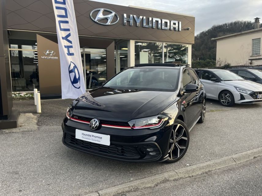38200 : Hyundai Vienne - Groupe Central Autos - VOLKSWAGEN POLO GTI - POLO VI - Noir - Automate sequentiel - Essence sans plomb