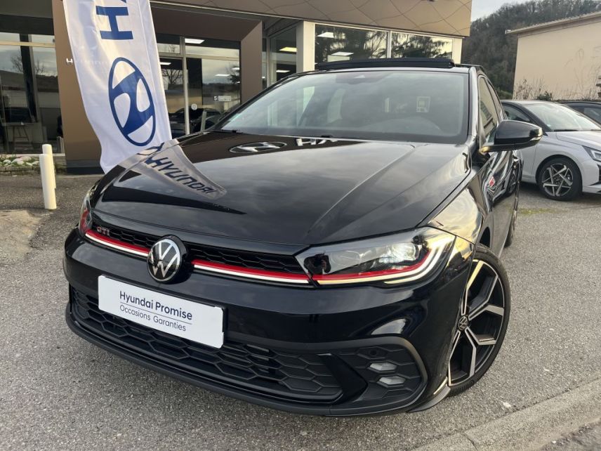 38200 : Hyundai Vienne - Groupe Central Autos - VOLKSWAGEN POLO GTI - POLO VI - Noir - Automate sequentiel - Essence sans plomb